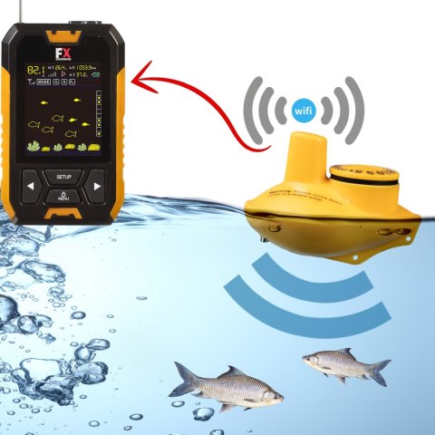 Fishing Expedition FishVision Pro - sonar echosonda do wykrywania ryb Fishing Expedition FishVision Pro - sonar echosonda do wykrywania ryb