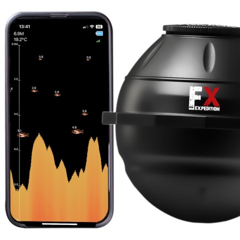 Fishing Expedition LakeSoniX - sonar Wi-Fi echosonda do wykrywania ryb Fishing Expedition LakeSoniX - sonar Wi-Fi echosonda do wykrywania ryb