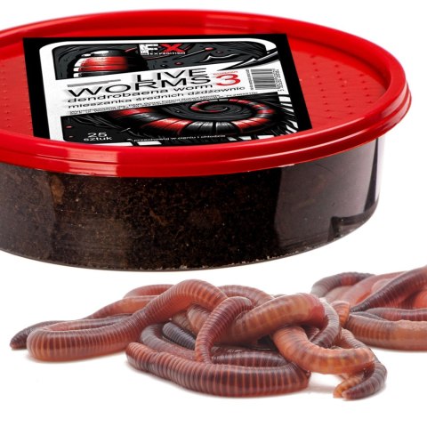 Fishing Expedition Live Worms No.3 - żywe robaki Dendrobena rozmiar 3 Fishing Expedition Live Worms No.3 - żywe robaki Dendrobena rozmiar 3
