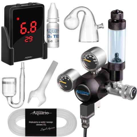 Aquario Exclusive 2.0 - zestaw CO2 z elektrozaworem i komputerem pH Aquario Exclusive 2.0 - zestaw CO2 z elektrozaworem i komputerem pH