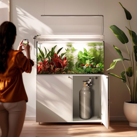 Aquario Professional 2.0 - zestaw CO2 z elektrozaworem + butla 8l Aquario Professional 2.0 - zestaw CO2 z elektrozaworem + butla 8l
