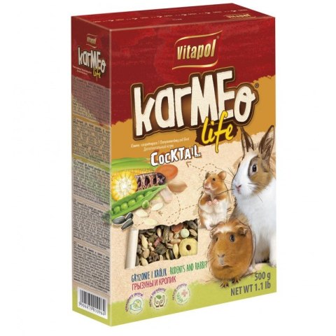 KARMEO LIFE KOKTAJL DLA GRYZONI I KRÓLIKA 500g KARMEO LIFE KOKTAJL DLA GRYZONI I KRÓLIKA 500g