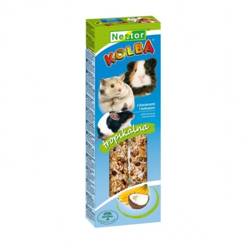 KOLBA CLASSIC DLA GRYZONI I KRÓLIKÓW Z KOKOSEM I BANANAMI KOLBA CLASSIC DLA GRYZONI I KRÓLIKÓW Z KOKOSEM I BANANAMI