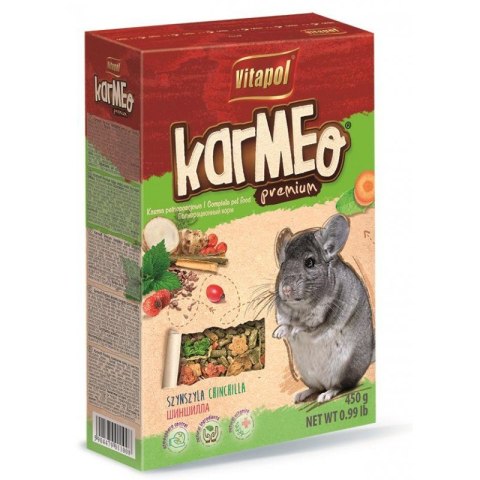 POKARM KARMEO DLA SZYNSZYLI 450g POKARM KARMEO DLA SZYNSZYLI 450g