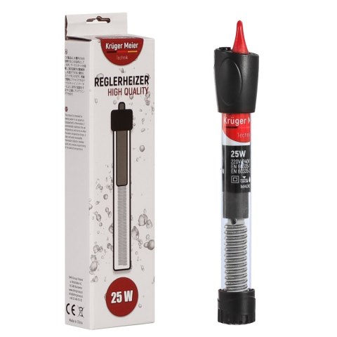 Kruger Meier Reglerheizer 25W - grzałka z termostatem do akwarium Kruger Meier Reglerheizer 25W - grzałka z termostatem do akwarium