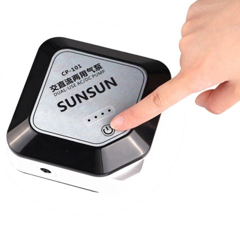 SunSun AC/DC AirPump - napowietrzacz bateryjny i 220V SunSun AC/DC AirPump - napowietrzacz bateryjny i 220V