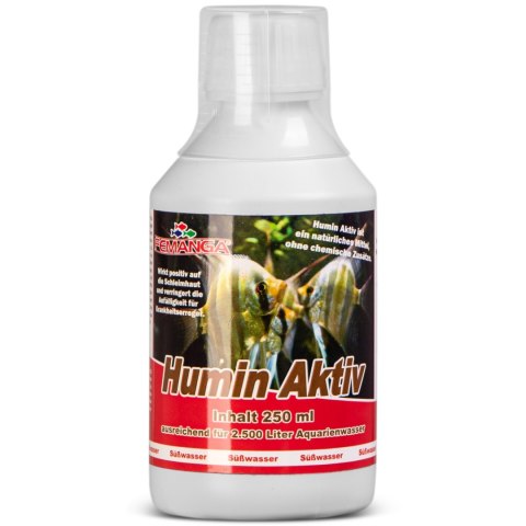 Femanga Humin Aktiv 250ml - preparat wspomagający zdrowie ryb Femanga Humin Aktiv 250ml - preparat wspomagający zdrowie ryb