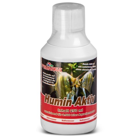 Femanga Humin Aktiv 250ml - preparat wspomagający zdrowie ryb Femanga Humin Aktiv 250ml - preparat wspomagający zdrowie ryb