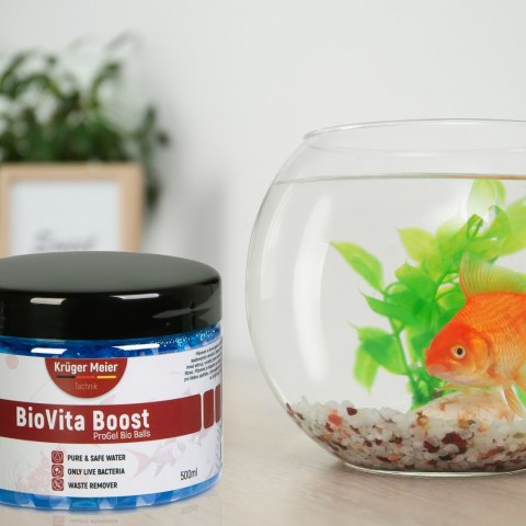Kruger Meier BioVita Boost - bakterie w żelowych kulkach do akwarium Kruger Meier BioVita Boost - bakterie w żelowych kulkach do akwarium