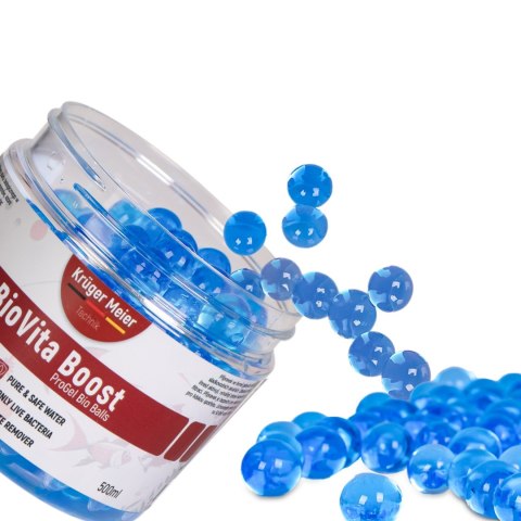 Kruger Meier BioVita Boost - bakterie w żelowych kulkach do akwarium Kruger Meier BioVita Boost - bakterie w żelowych kulkach do akwarium