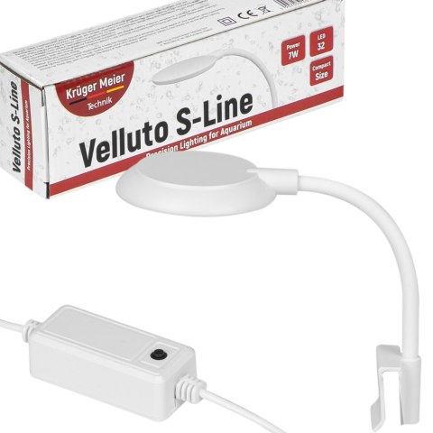 Kruger Meier Velluto S-Line - lampa LED do akwarium 10l - 40l Kruger Meier Velluto S-Line - lampa LED do akwarium 10l - 40l