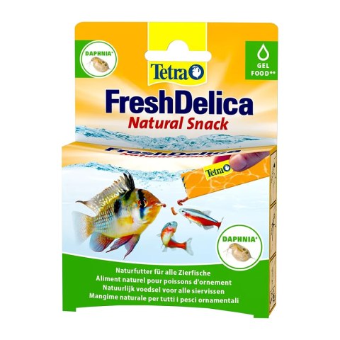 Tetra FreshDelica Daphnia 48g - przysmak dla ryb w żelu Tetra FreshDelica Daphnia 48g - przysmak dla ryb w żelu