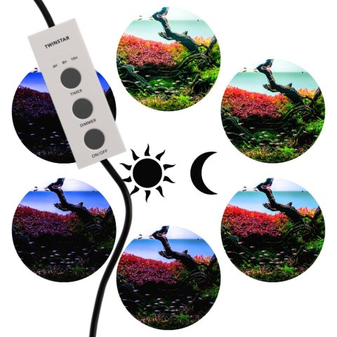Twinstar Light 120B II - lampa LED 120cm ze sterownikiem Twinstar Light 120B II - lampa LED 120cm ze sterownikiem