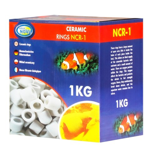 Aqua Nova Ceramic Rings NCR-1 - wkład ceramiczny 1kg Aqua Nova Ceramic Rings NCR-1 - wkład ceramiczny 1kg
