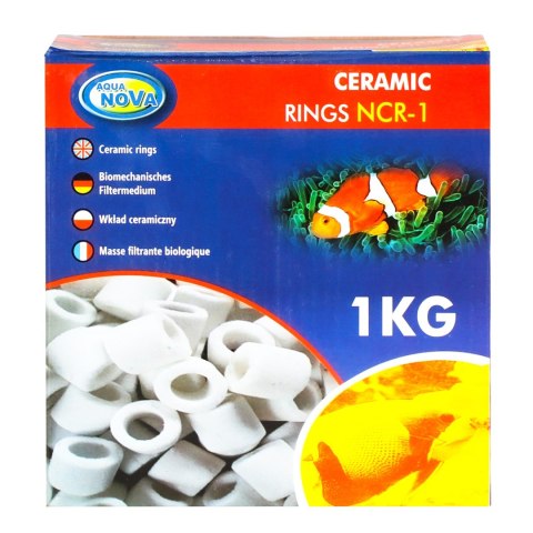 Aqua Nova Ceramic Rings NCR-1 - wkład ceramiczny 1kg Aqua Nova Ceramic Rings NCR-1 - wkład ceramiczny 1kg