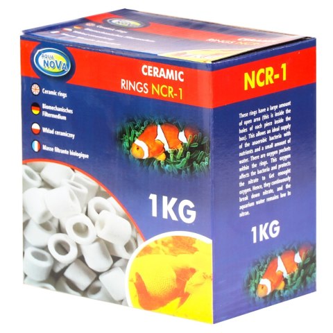 Aqua Nova Ceramic Rings NCR-1 - wkład ceramiczny 1kg Aqua Nova Ceramic Rings NCR-1 - wkład ceramiczny 1kg