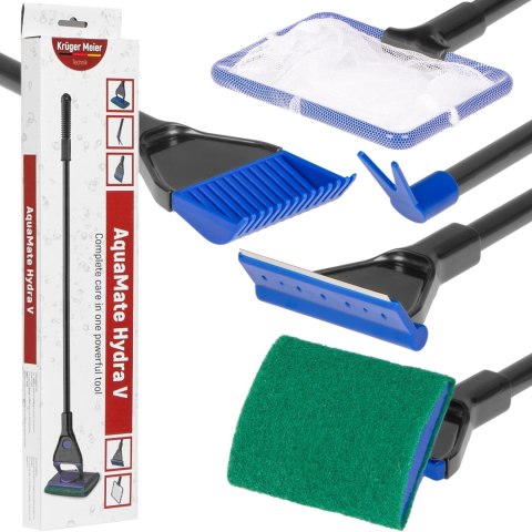 Kruger Meier AquaMate Hydra V - skrobak i czyści do akwarium 5 w 1 Kruger Meier AquaMate Hydra V - skrobak i czyści do akwarium 5 w 1