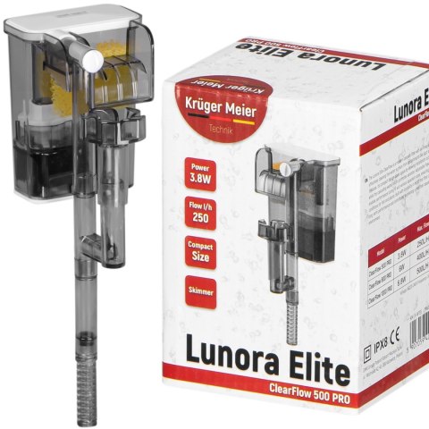Kruger Meier Lunora Elite 500 - filtr kaskadowy do akwarium 15l - 35l Kruger Meier Lunora Elite 500 - filtr kaskadowy do akwarium 15l - 35l
