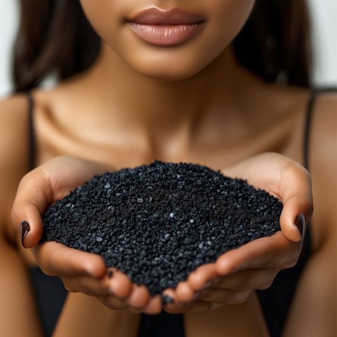Eco Plant Black River 1kg - żwirek czarny 2-4mm Eco Plant Black River 1kg - żwirek czarny 2-4mm