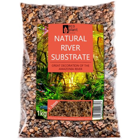 Eco Plant Natural River 1kg - żwir rzeczny 1-3mm Eco Plant Natural River 1kg - żwir rzeczny 1-3mm