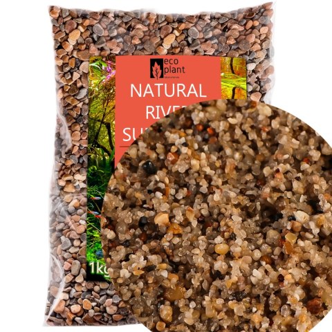Eco Plant Natural River 1kg - żwir rzeczny 1-3mm Eco Plant Natural River 1kg - żwir rzeczny 1-3mm
