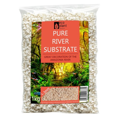 Eco Plant Pure River 1kg - żwirek jasny 1-3mm Eco Plant Pure River 1kg - żwirek jasny 1-3mm