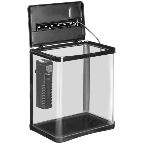 Kruger Meier Arona Aquarium 3l - akwarium zestaw czarny Kruger Meier Arona Aquarium 3l - akwarium zestaw czarny