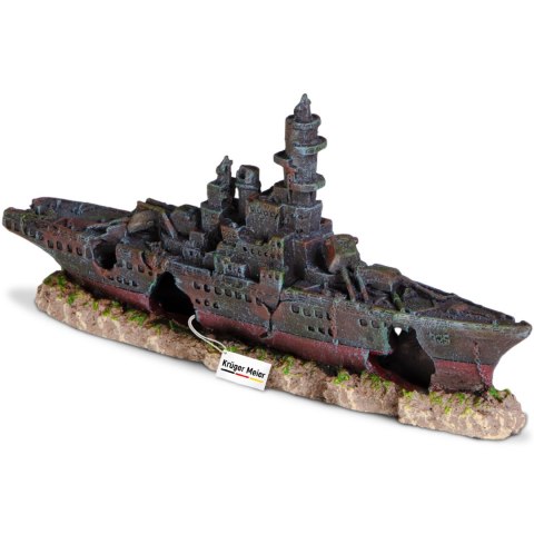 Kruger Meier Battleship - Statek do akwarium 23x5x11 cm Kruger Meier Battleship - Statek do akwarium 23x5x11 cm