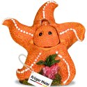 Kruger Meier Happy Starfish - Ozdoba do akwarium 10.5x6x11 cm