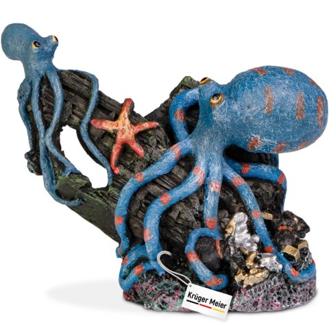 Kruger Meier Octopus Treasure - Dekoracja do akwarium 14x5.5x11.5 cm Kruger Meier Octopus Treasure - Dekoracja do akwarium 14x5.5x11.5 cm