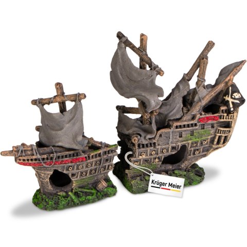 Kruger Meier Pirate Ship - Statek do Akwarium 25x6x16 cm Kruger Meier Pirate Ship - Statek do Akwarium 25x6x16 cm