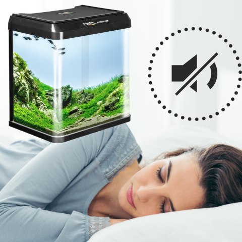 Kruger Meier Como Aquarium 16l - akwarium zestaw czarny Kruger Meier Como Aquarium 16l - akwarium zestaw czarny