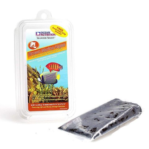 Ocean Nutrition Seaweed Brown 12g - algi z czosnkiem Ocean Nutrition Seaweed Brown 12g - algi z czosnkiem